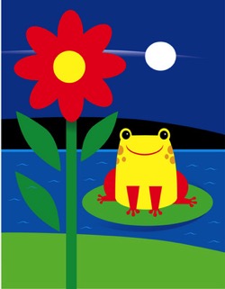 Frog Lily pond
