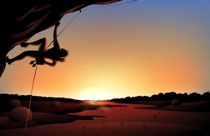 Rock climbing