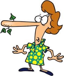 Lying nose